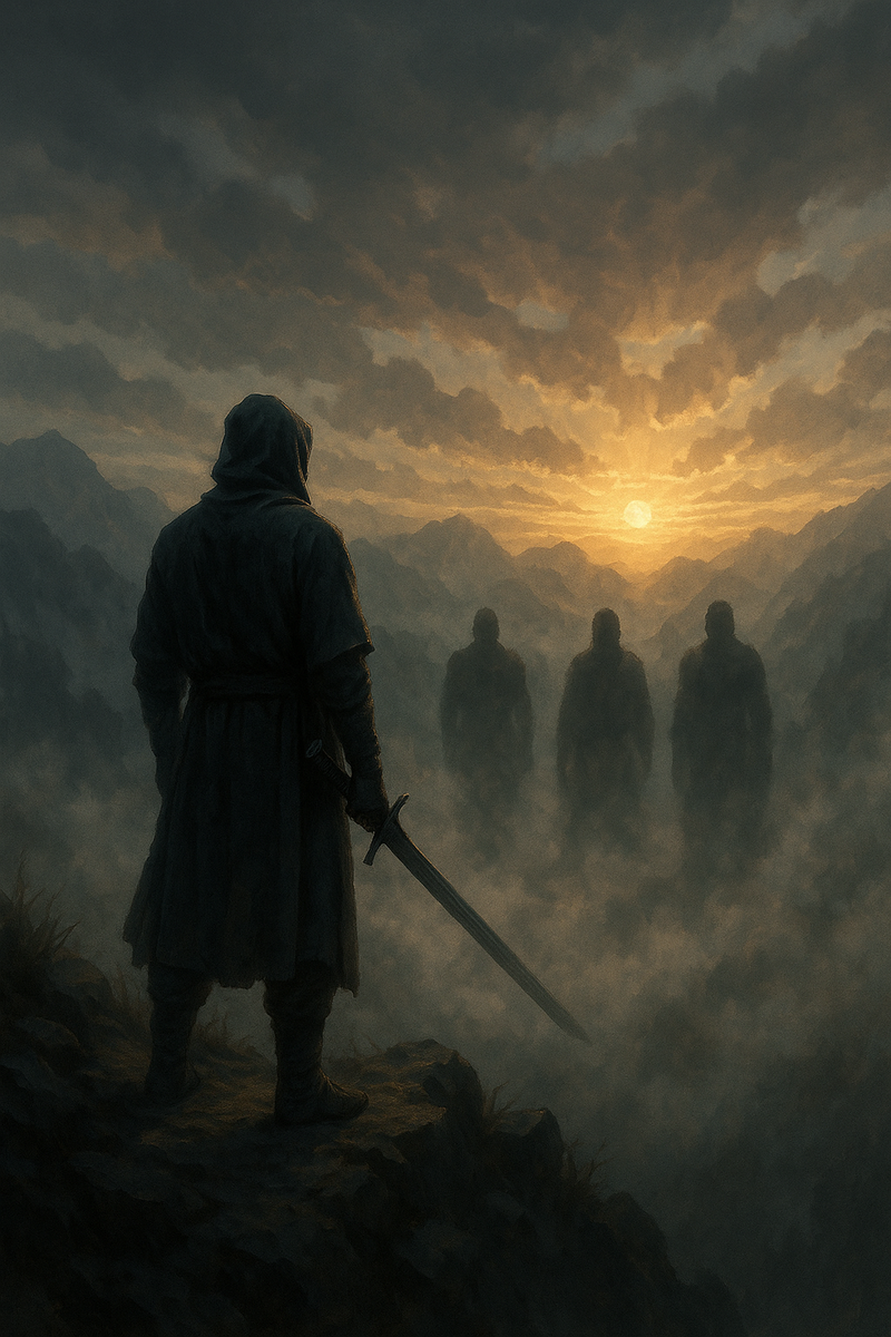 Три тени — страх, гордыня и сомнение.