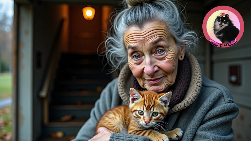 рыжий котенок