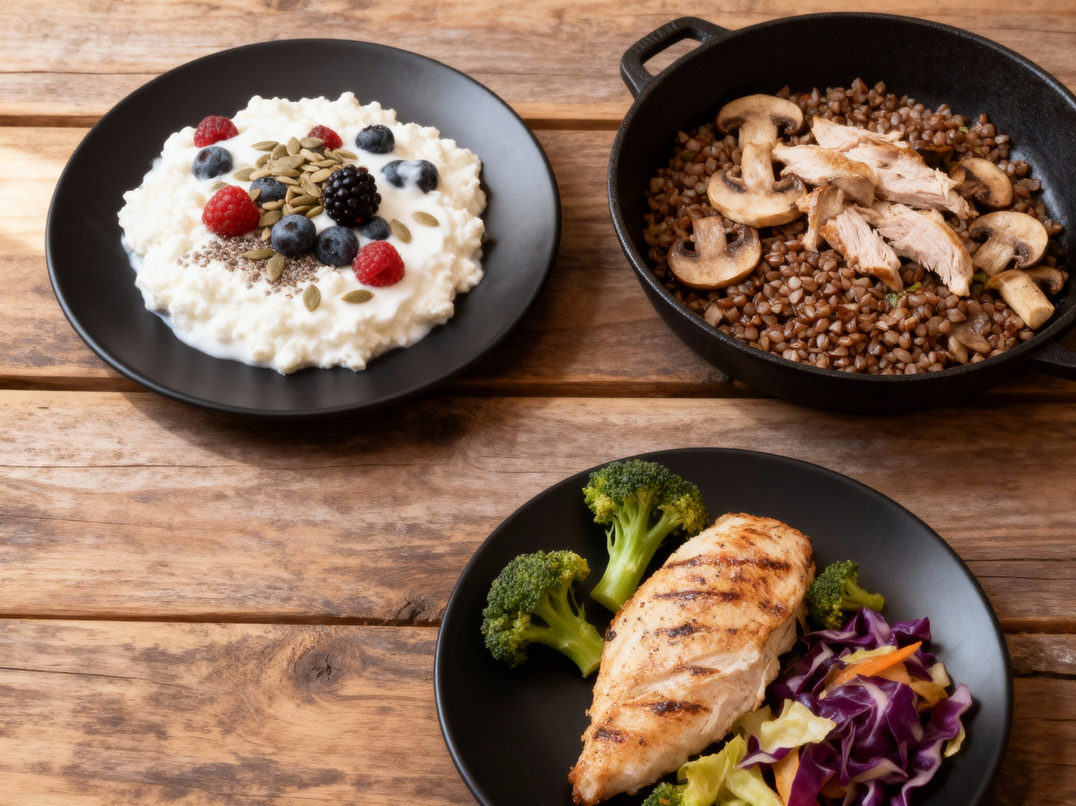 Меню на первый день