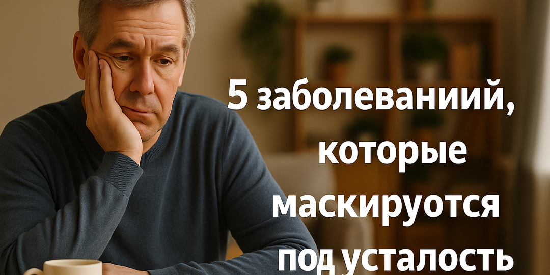 Пять заболеваний, которые маскируются под усталость?