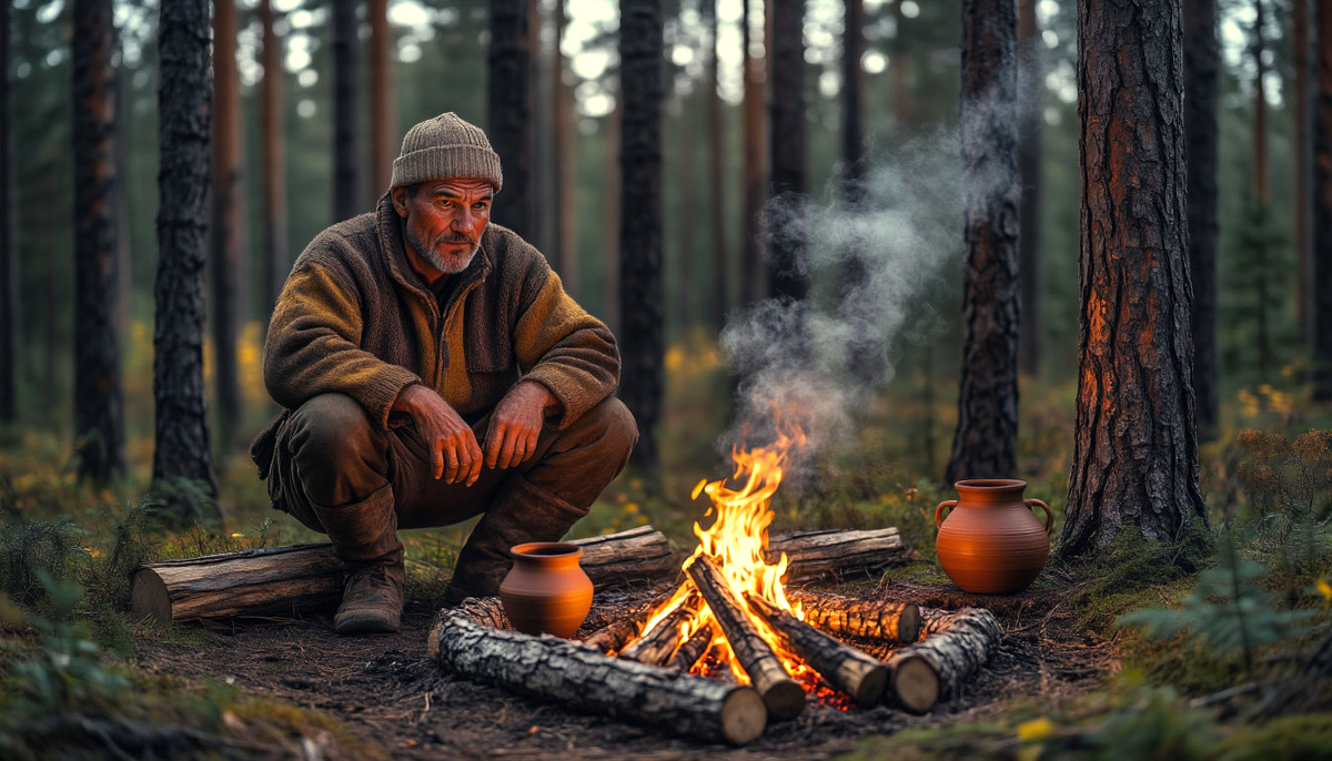 Ольош провёл обряд и показал Михаилу духа.