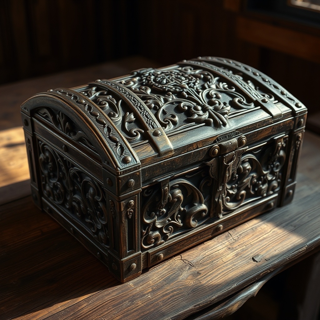 Примерно так мог выглядеть тот самый «долгий» ящик для хранения документов.