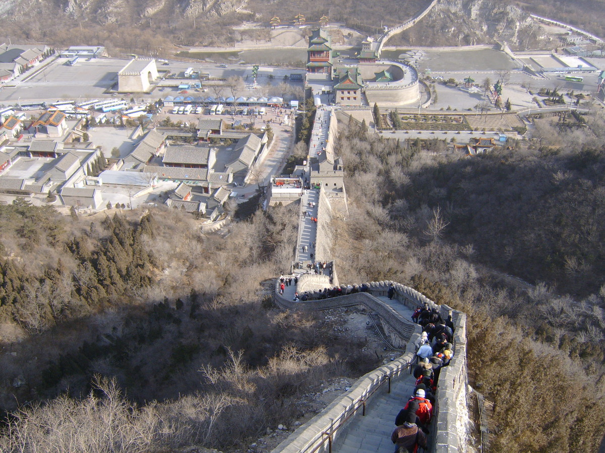 Обзор с Великой китайской стены в Пекине. Фотография автора канала