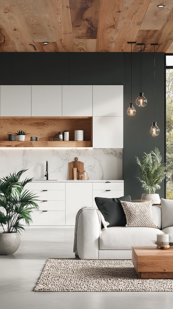    Как избежать тесноты и хаоса в кухне-гостиной студии — мебельная компания Свои Кухни. Кухонные гарнитуры икухни на заказ в Москве svkuhni77