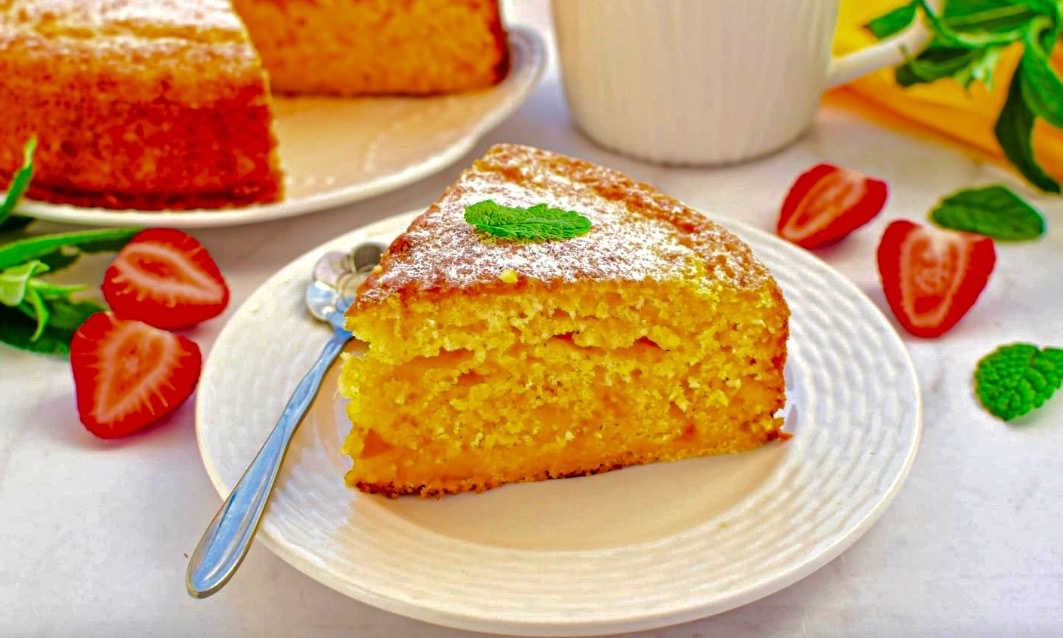 Тыквенный манник на кефире.