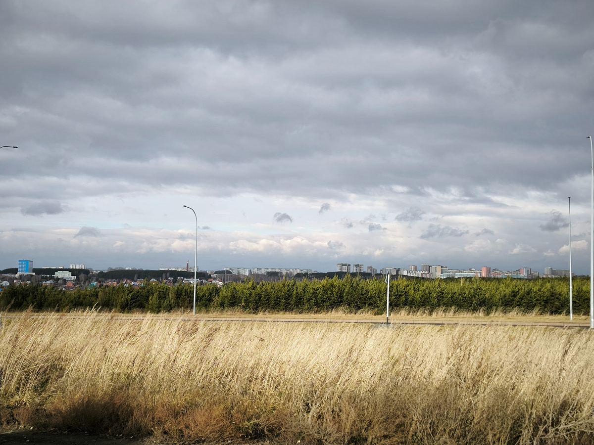 Облачность, Дальние районы города