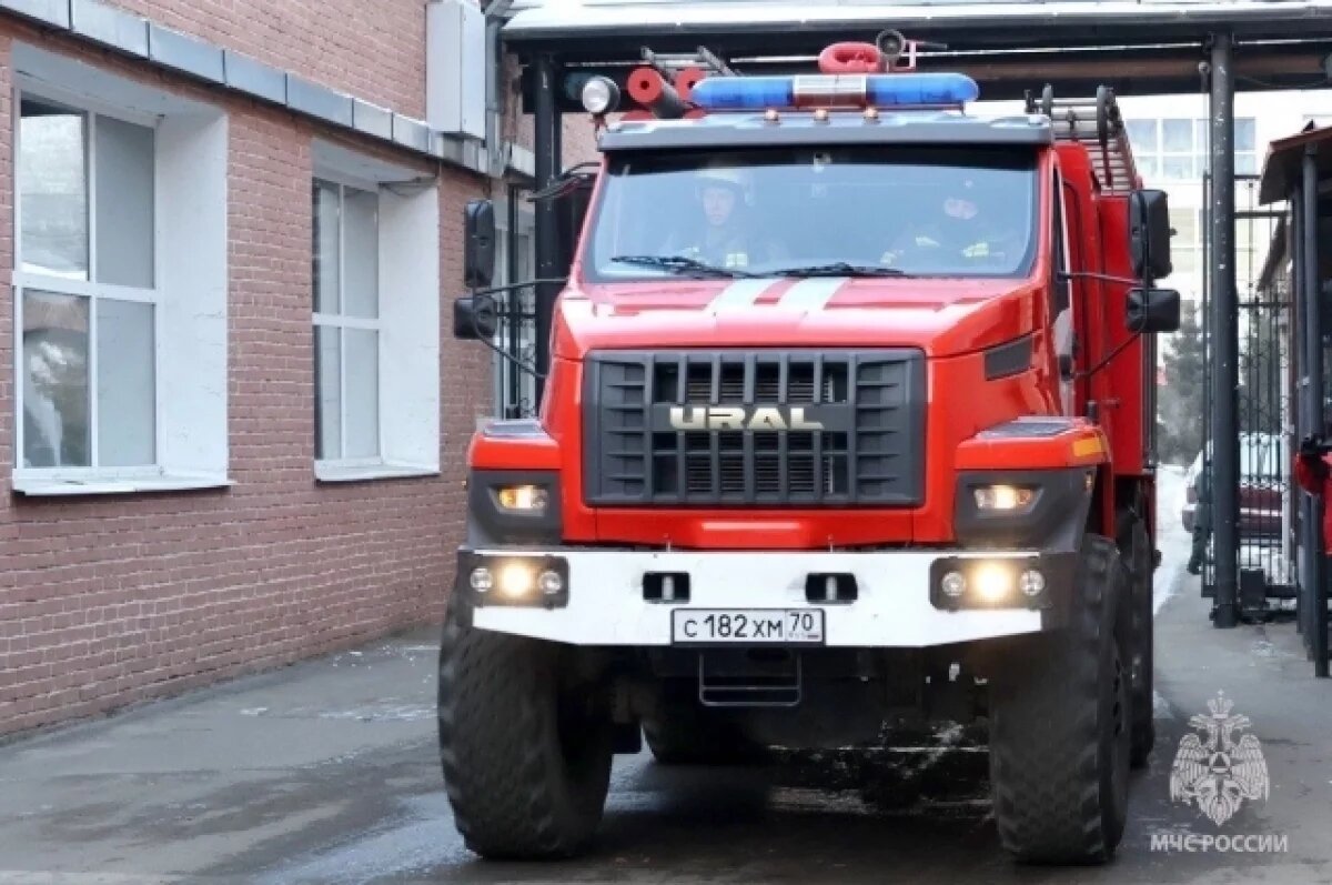    Двое мужчин пострадали на пожаре в Томской области