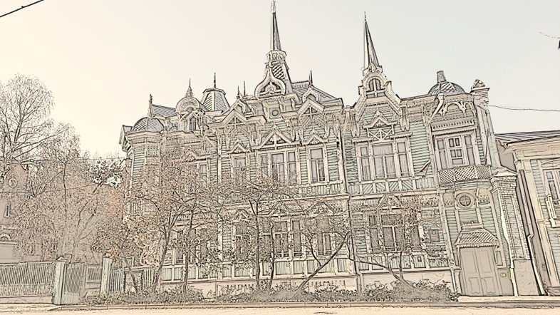 Особняк архитектора Станислава Хомича (Белинского 19), строился с 1903 по 1905-1906 гг.