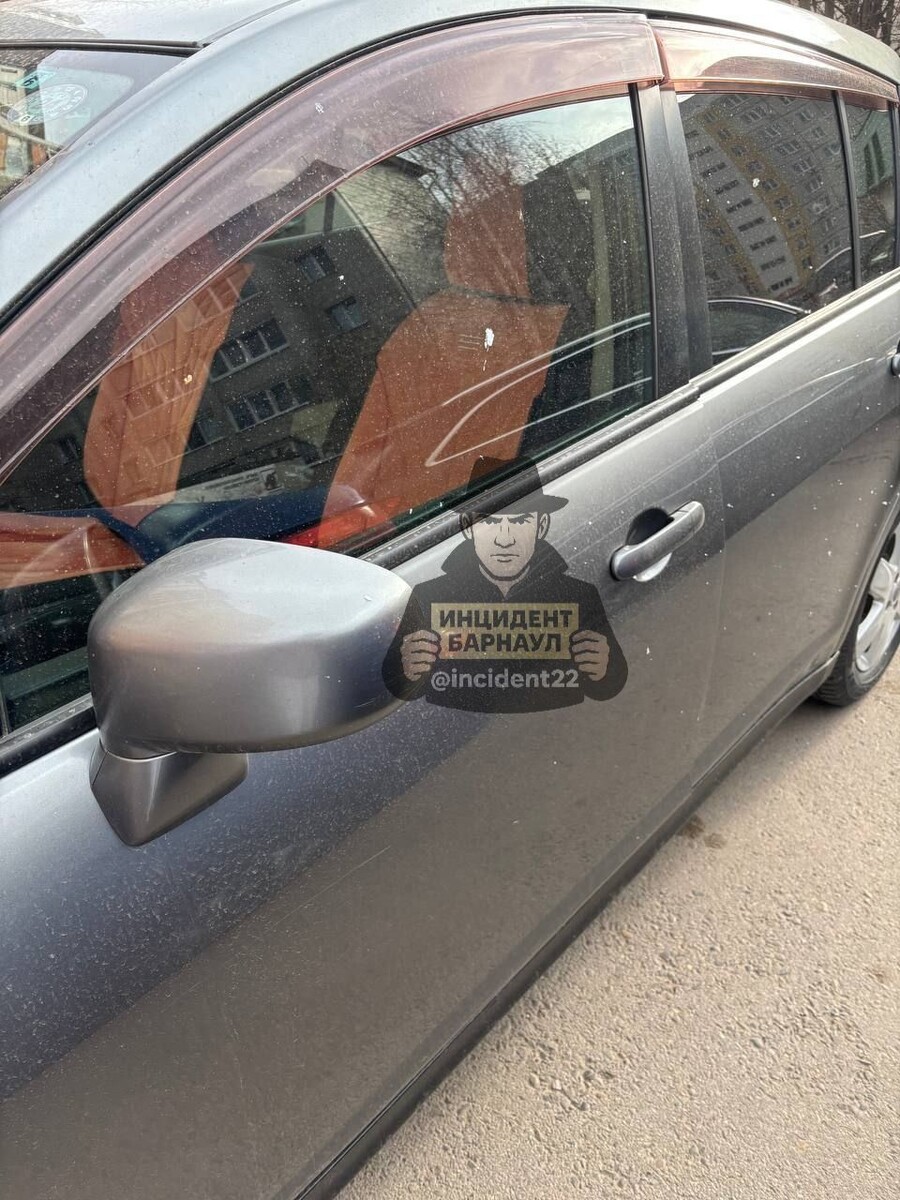    Пострадавшие от кислоты машины. Источник: "Инцидент Барнаул"