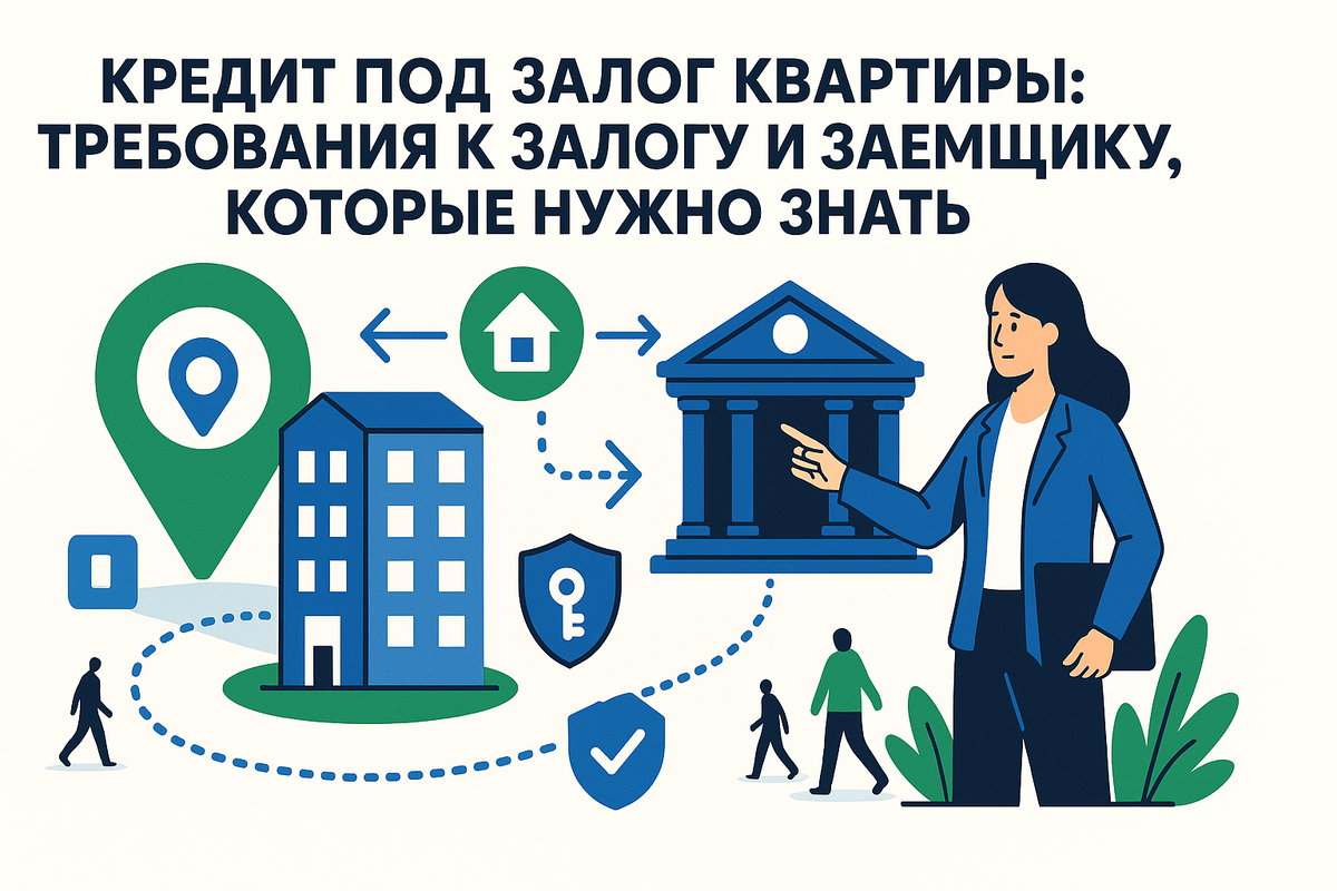    Кредит под залог квартиры: основные требования и информация для заемщиков Юлия Сергеевна Рослякова