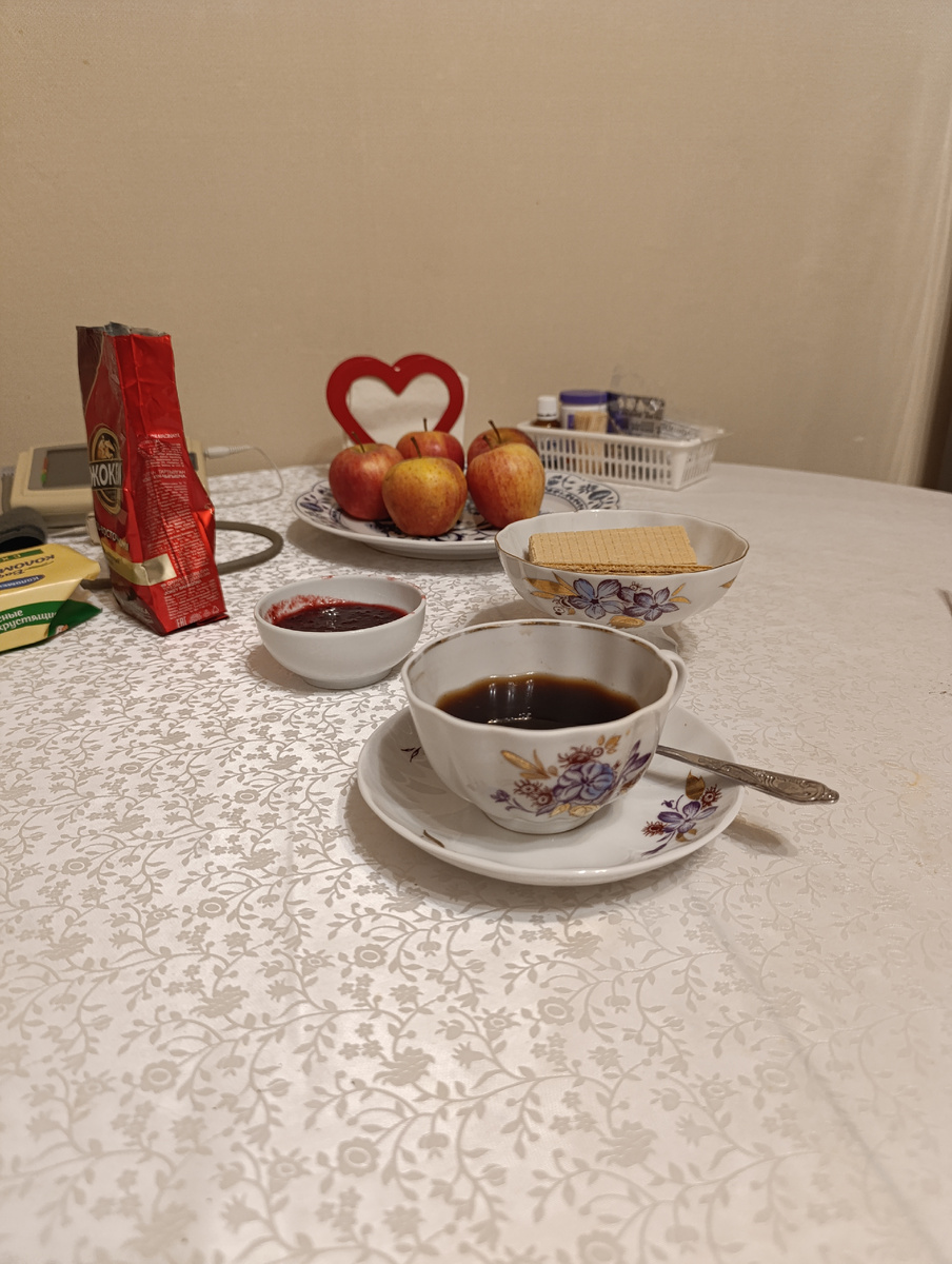 Мой ранний завтрак.Впереди  будет второй 👍🤓