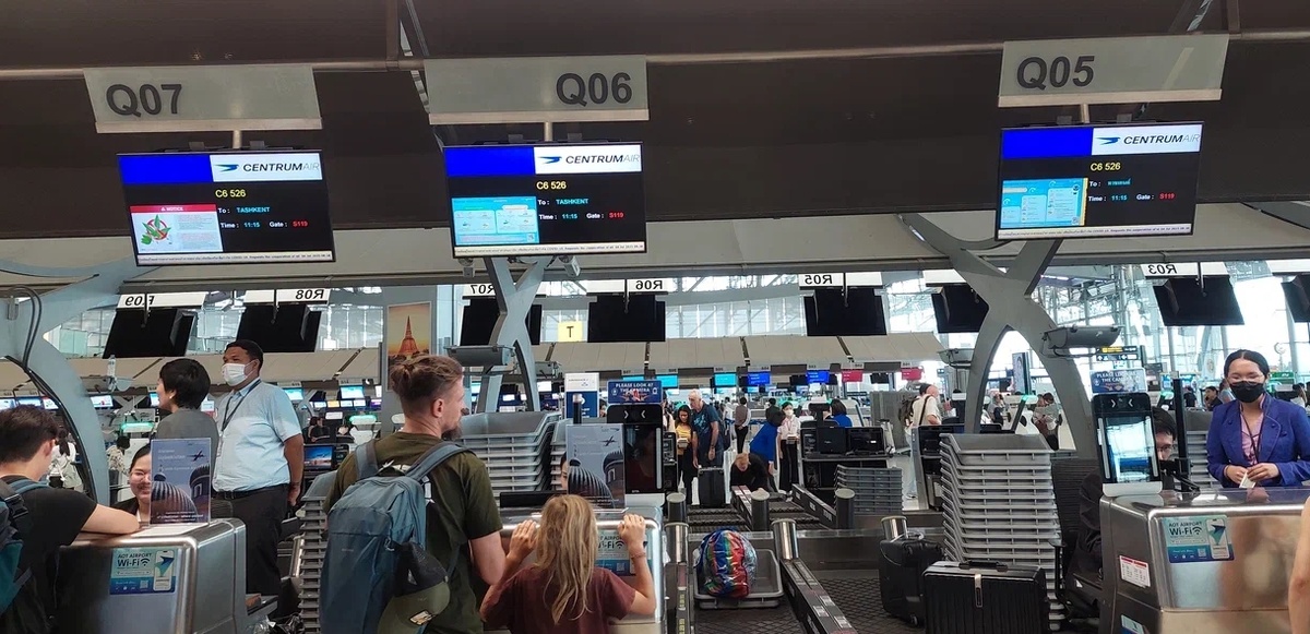 Фото автора. Аэропорт Суварнабхуми, Бангкок, Таиланд