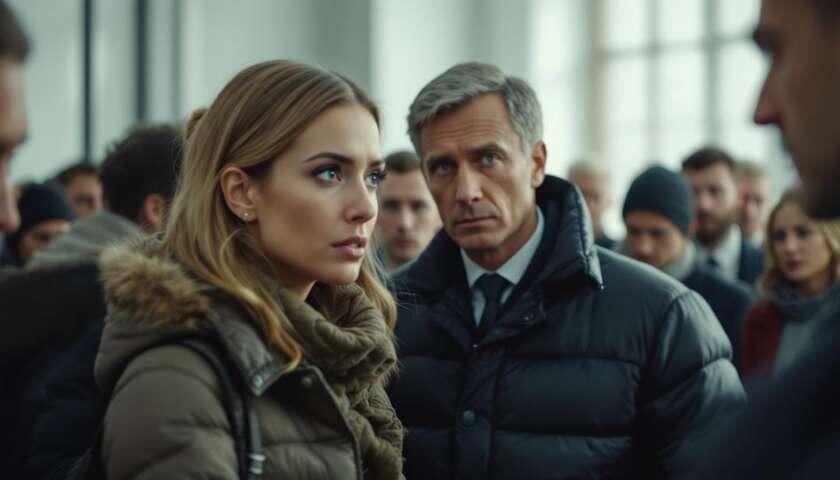 Я встретилась взглядом с его спиной