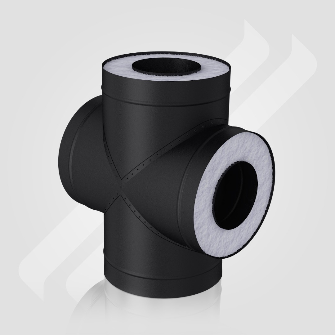 Наполнение ватой трубы сэндвич