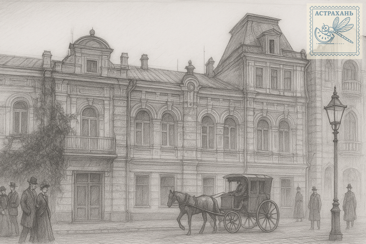 Дом П.М. Халафова, каким я его вижу в начале 20-го века.