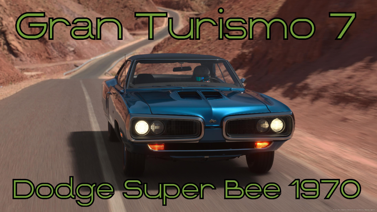 Dodge Super Bee 1970 — легендарный представитель эры muscle cars в мире Gran Turismo 7 🌍