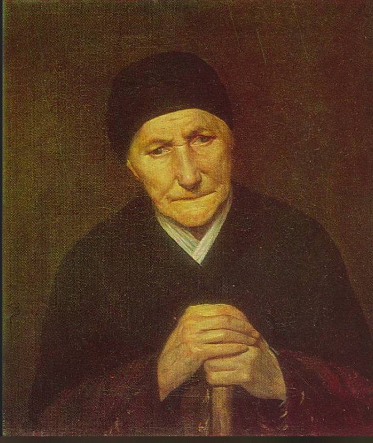  "Портрет старухи " В. Г. Перов