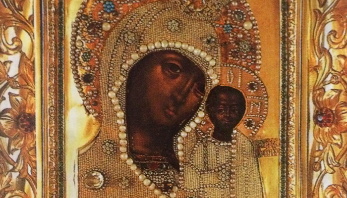 Список Казанской иконы Божией Матери (находится в Елоховском соборе, Москва).Фото: wikipedia.org