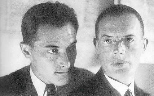 Евгений Петров(Катаев) и Илья Ильф 