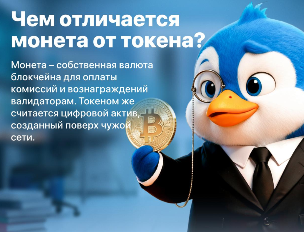 Когда человек новичок в крипто, он часто путает два ключевых понятия: монету и токен. На первый взгляд они выглядят одинаково — обе это цифровые активы в блокчейне. Но на самом деле это принципиально разные вещи, и понимание разницы критично для управления вашим портфелем.