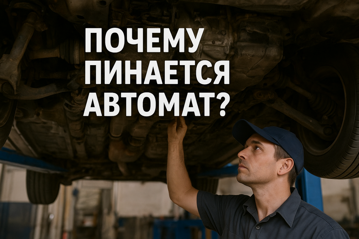 Почему автомат дёргается при переключении?