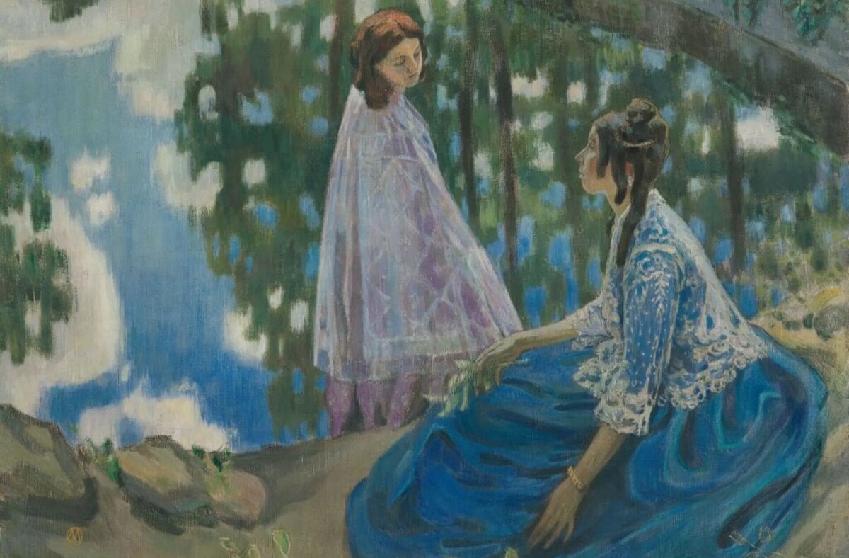 Фото: Виктор Борисов-Мусатов «Водоем» (1902-1903) / Государственная Третьяковская галерея