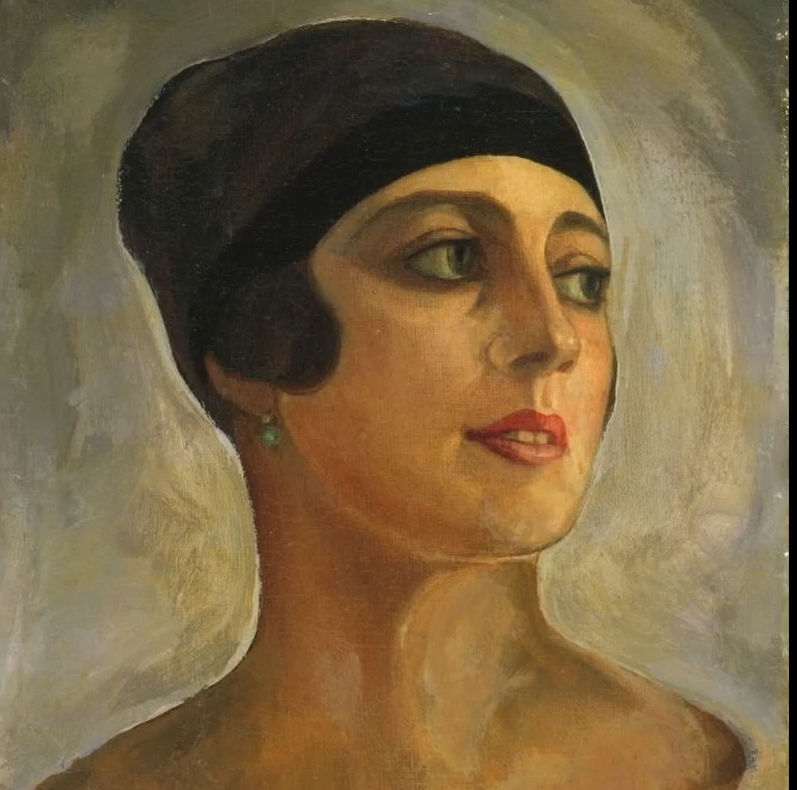 Сергей Судейкин. "Портрет Веры", фрагмент картины