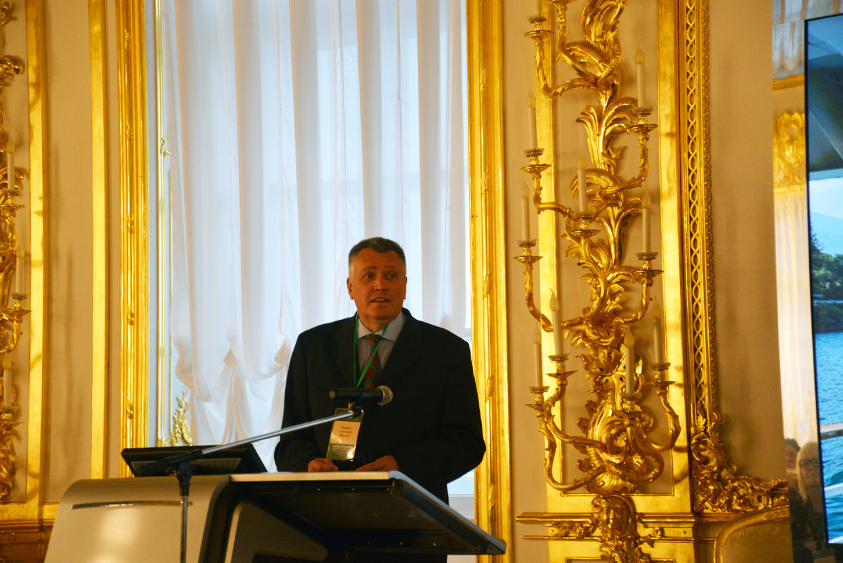 Выступаю на XХV-й Царскосельской научной конференции в Екатерининском дворце