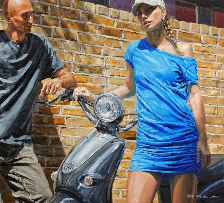 Художник - Мишель дель Кампо. 