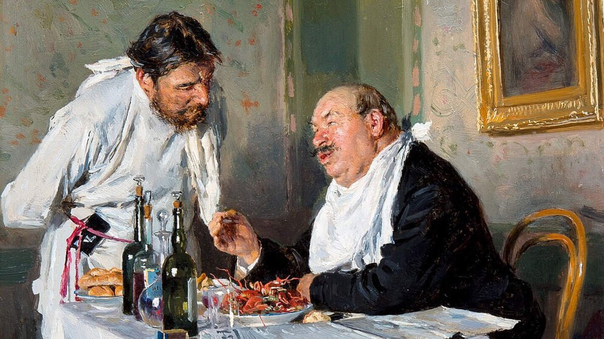     Фото: Wikipedia.org В России XIX века чаевые были основным источником дохода для прислуги и официантов