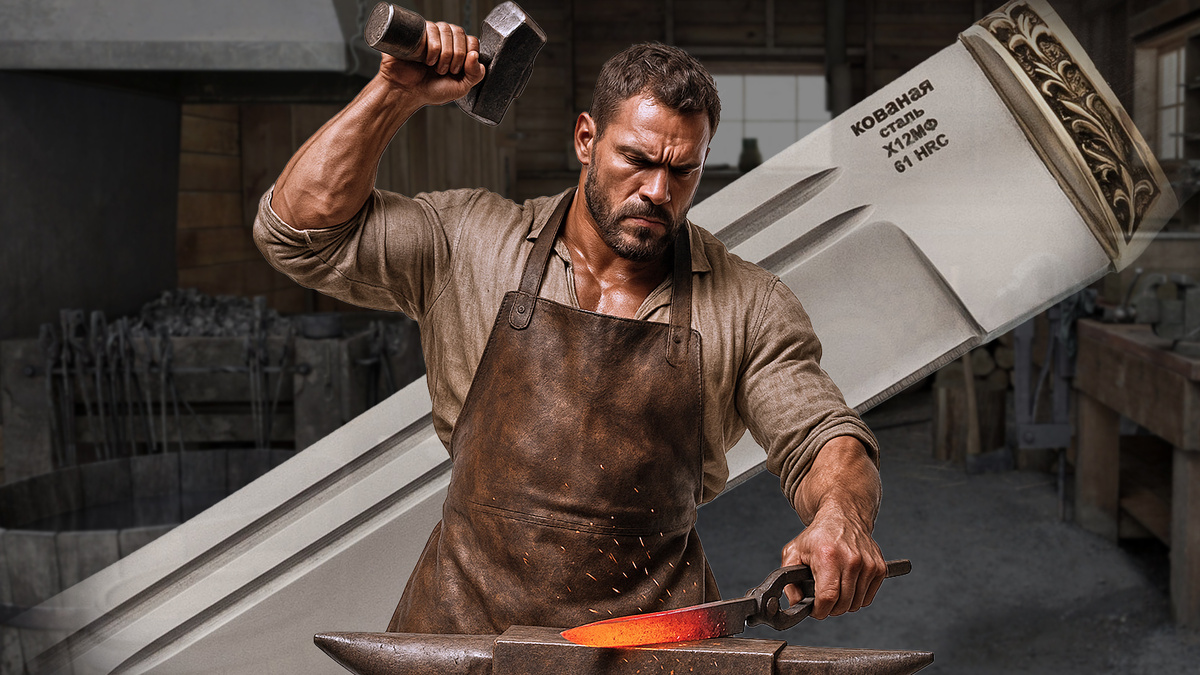 Кованая сталь лучше?