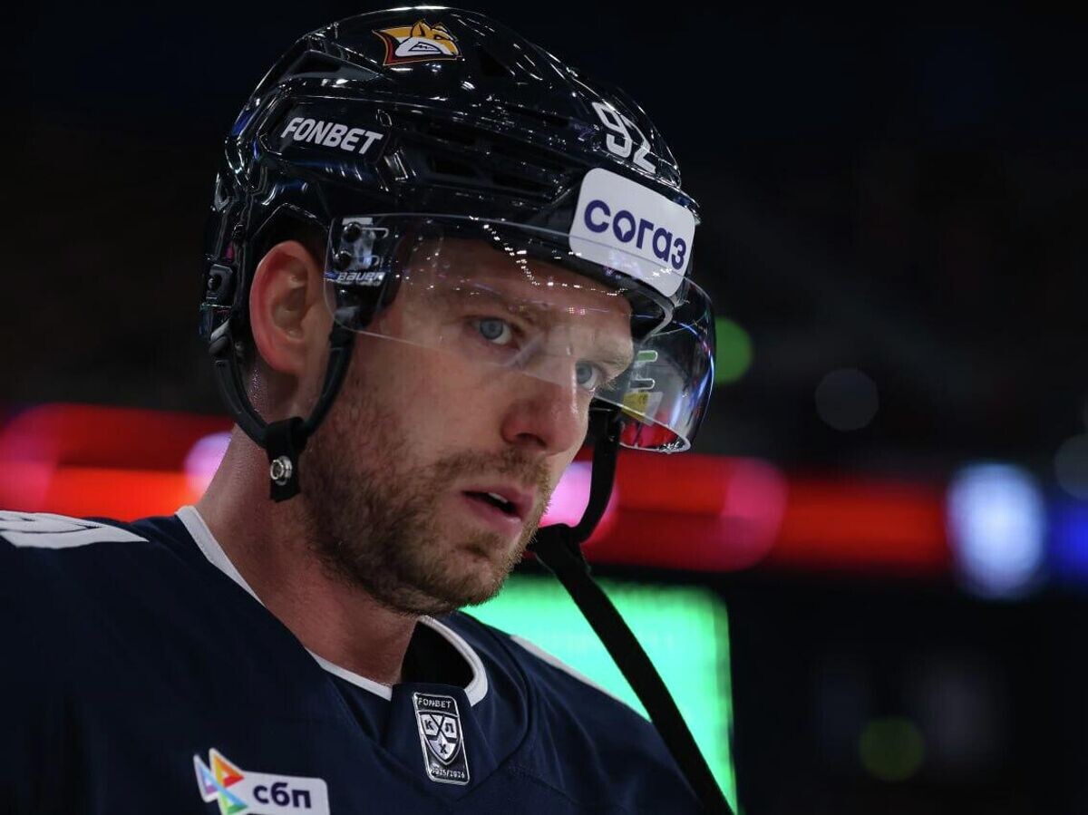    Хоккеист "Металлурга" Евгений Кузнецов© Фото : Пресс-служба ХК "Металлург"