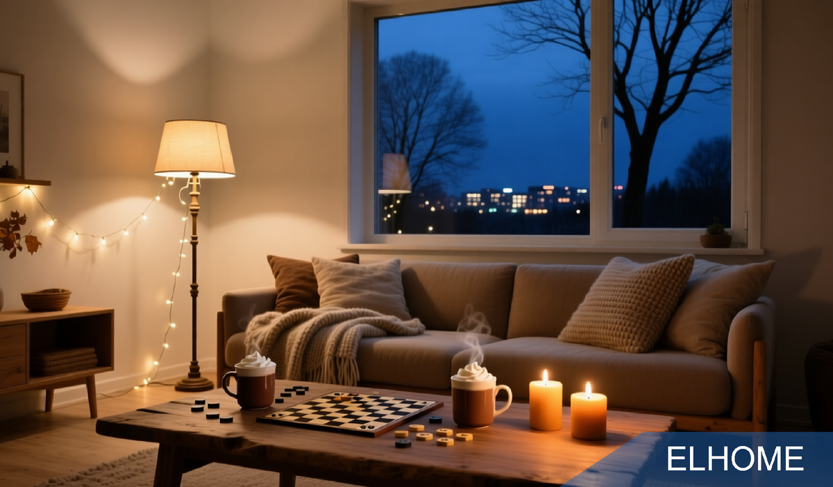 Ноябрьский вечер — идеальное время для перезагрузки и качественного отдыха. Несколько простых деталей превратят обычный день в маленький праздник души.