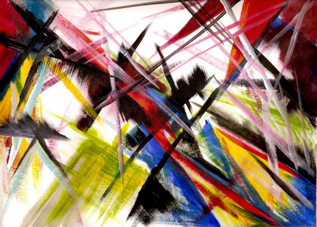 илл.: картина в стиле Русского футуризма.