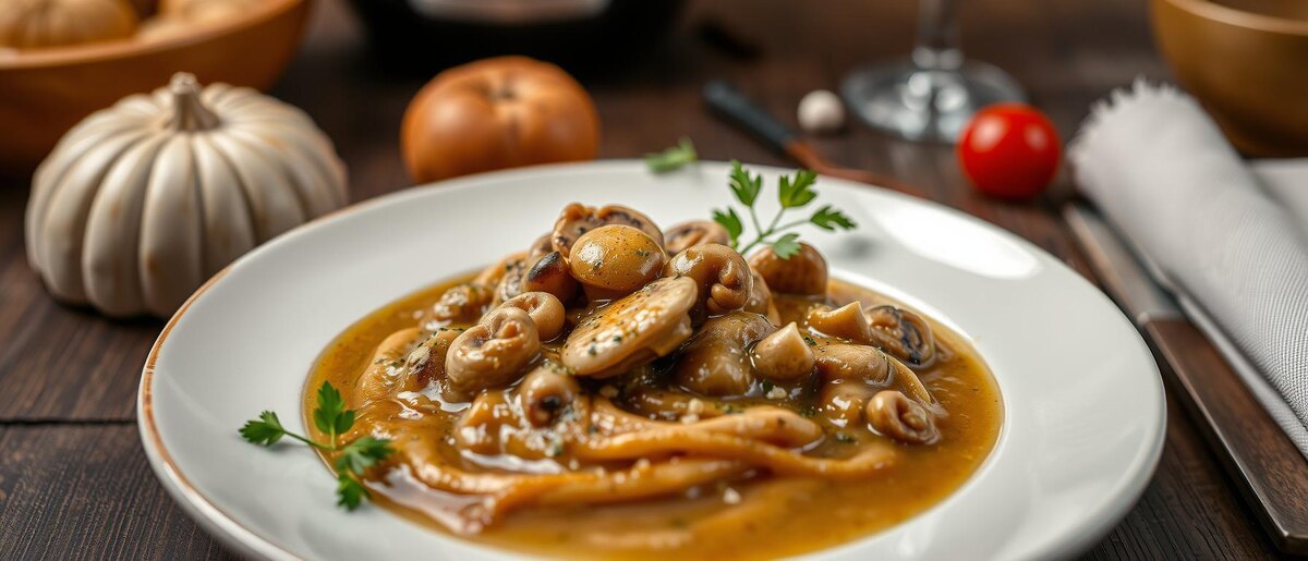 Рецепт соуса с грибами