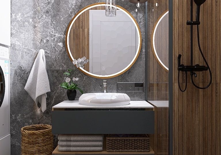 Дизайн сан узла. Материалы Лемано Про