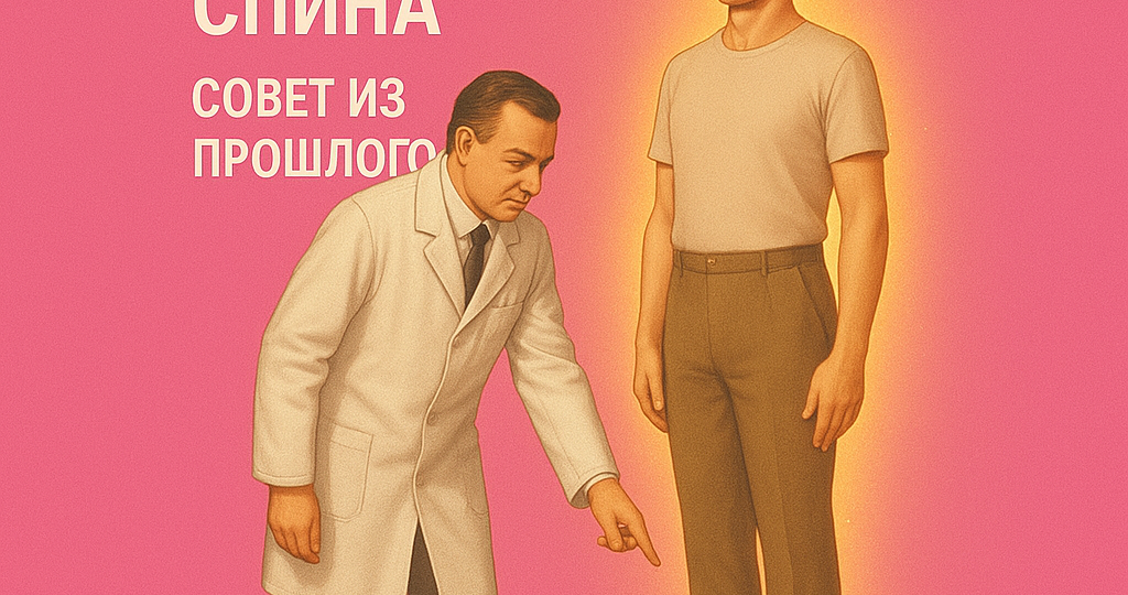 Советские терапевты советовали ставить ступни вот так — чтобы не болела спина
