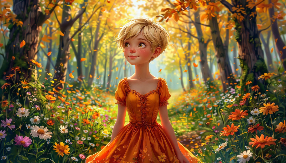 Цветы, цветы, листы, листы... средь сей тропы — где я, где ты? Изображение от ИИ Шедеврум