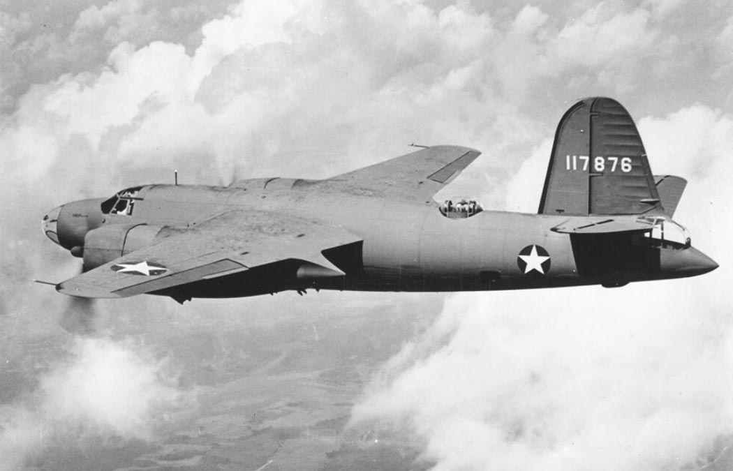 B-26 Marauder полученный Францией по ленд-лизу — один из поршневых ветеранов, которого должен был сменить новый реактивный «Вотур»