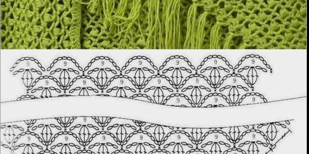Вязаное тепло для тела и души: шали крючком, схемы