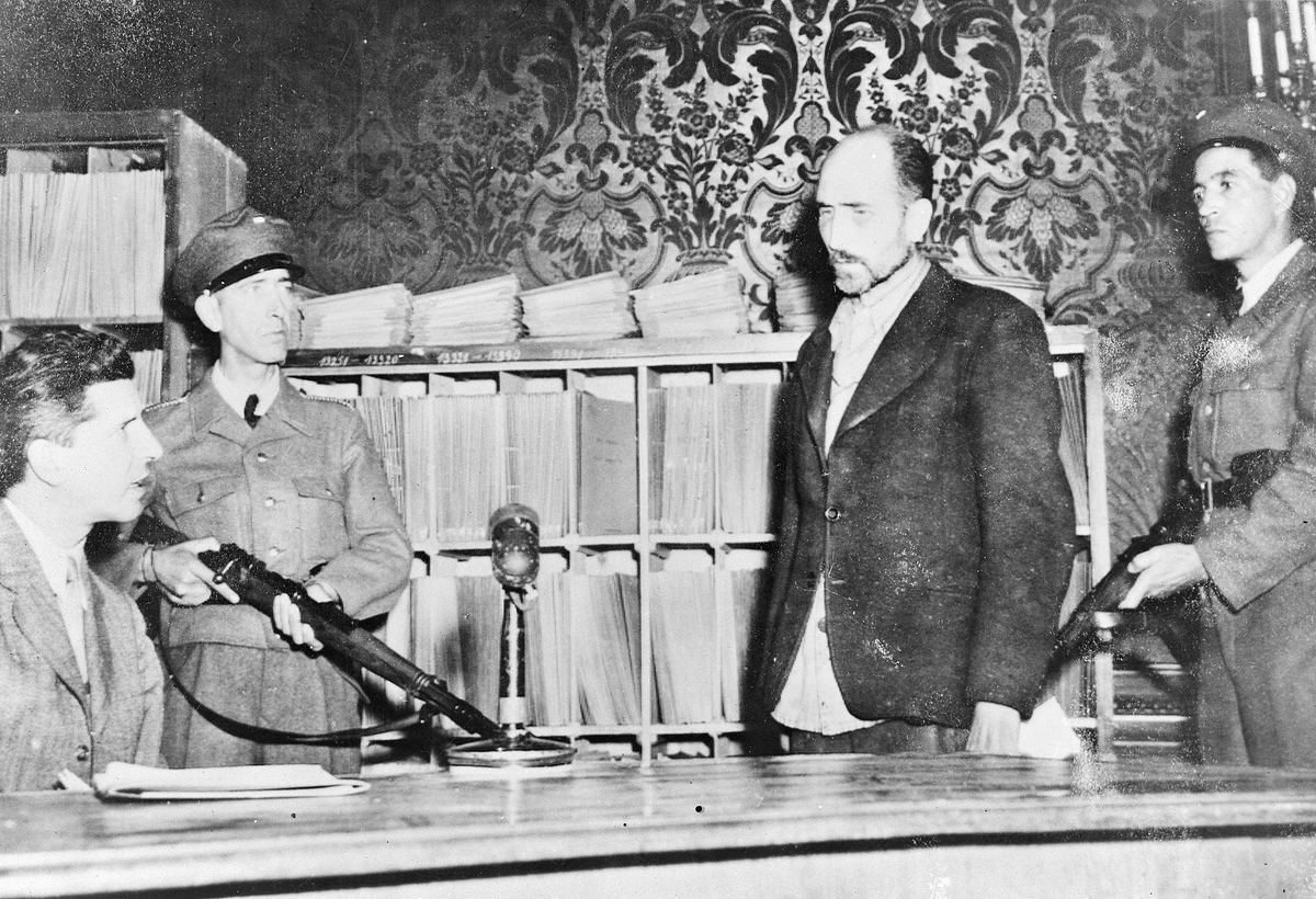 Грабнер на допросе