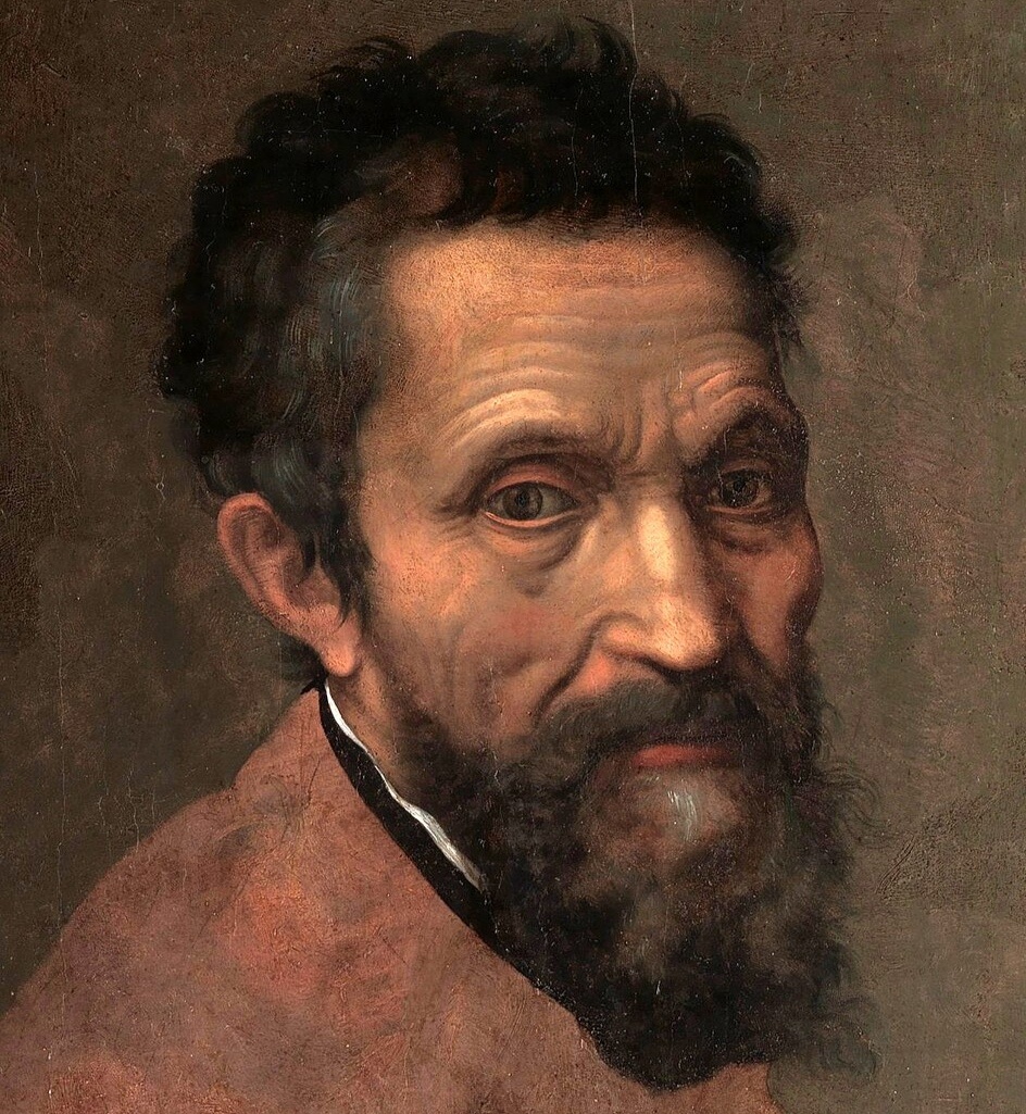 Портрет Микеланджело Буонарроти. Художник Даниэле да Вольтерра