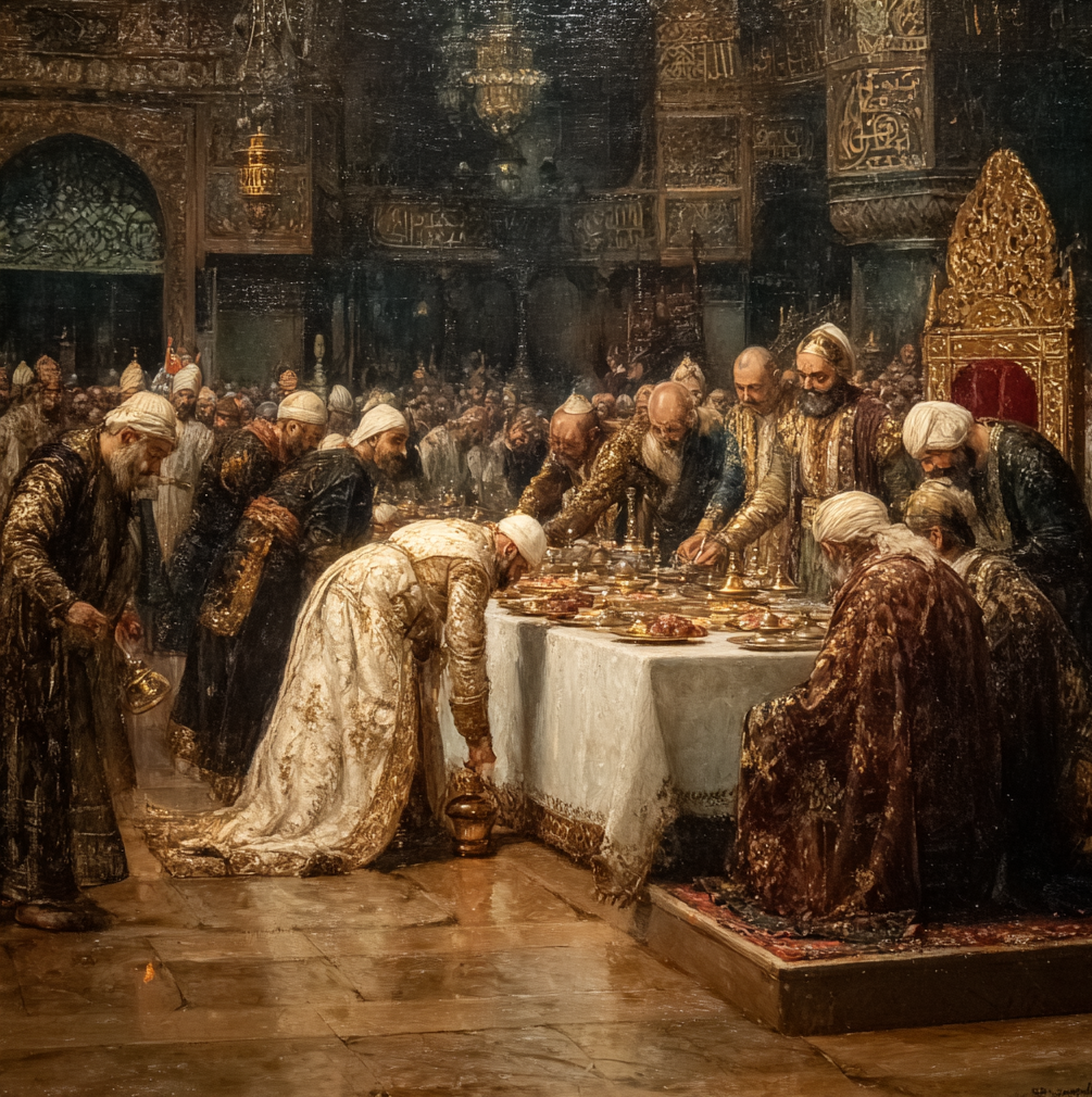 Благоговейные поклоны - неотъемлемый элемент вселенского величия.