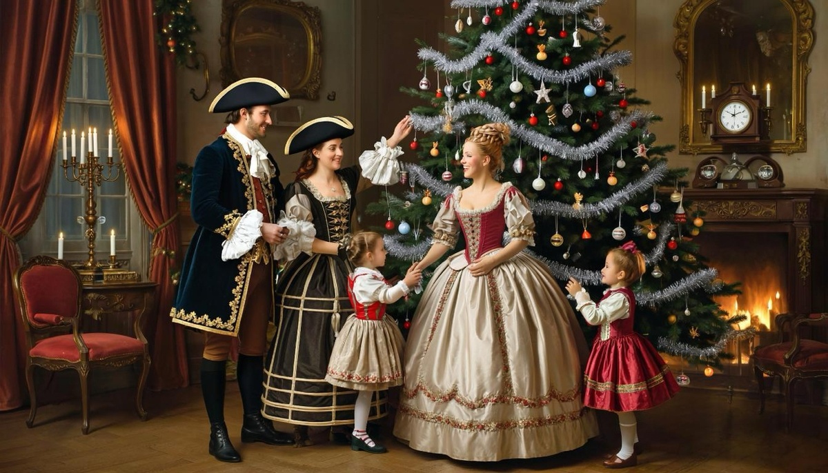 Елка в Германии 17 век