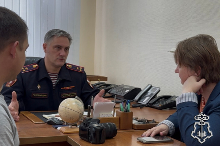В Твери вневедомственная охрана Росгвардии провела брифинг для СМИ