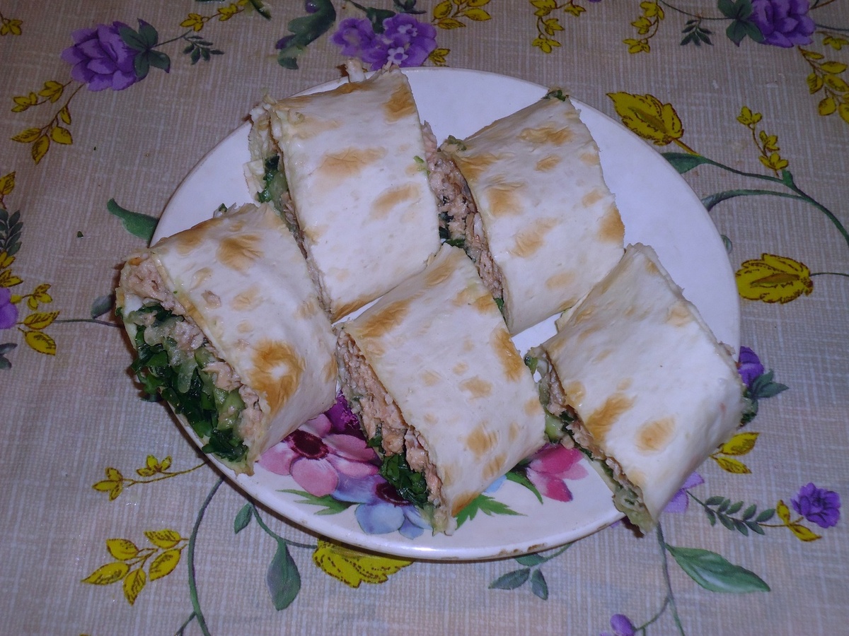    Этот лаваш с картошкой и грибами спасет любой бюджет