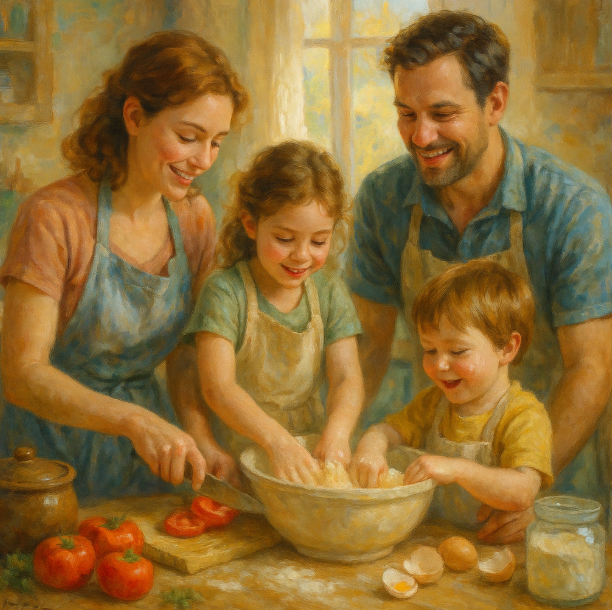 Совместное приготовление еды как способ сблизиться 