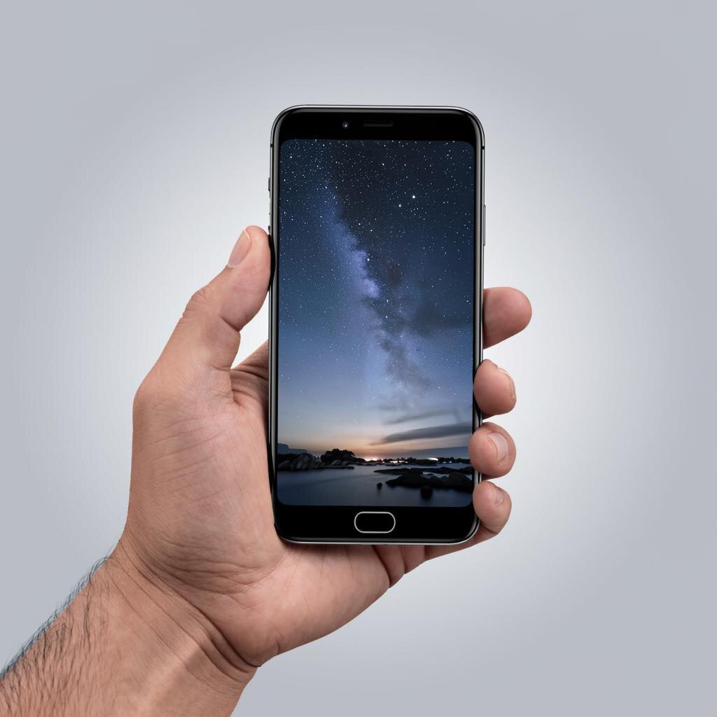 Телефон. Иллюстрация сгенерирована нейросетью