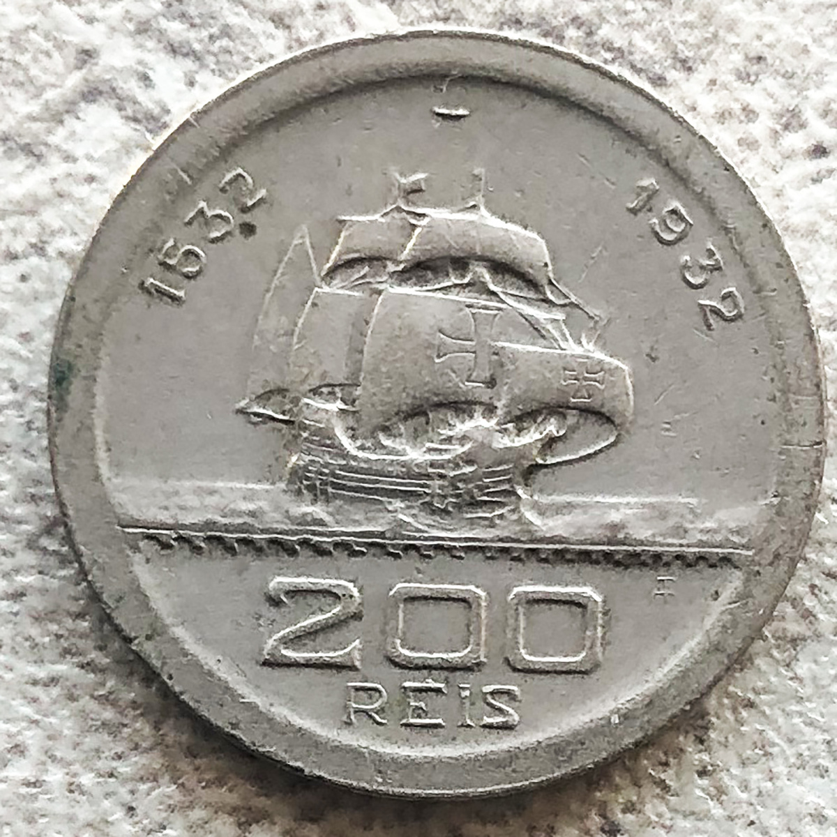 Бразилия 200 рейс 1932. "400 лет колонизации Бразилии". Фото автора. 