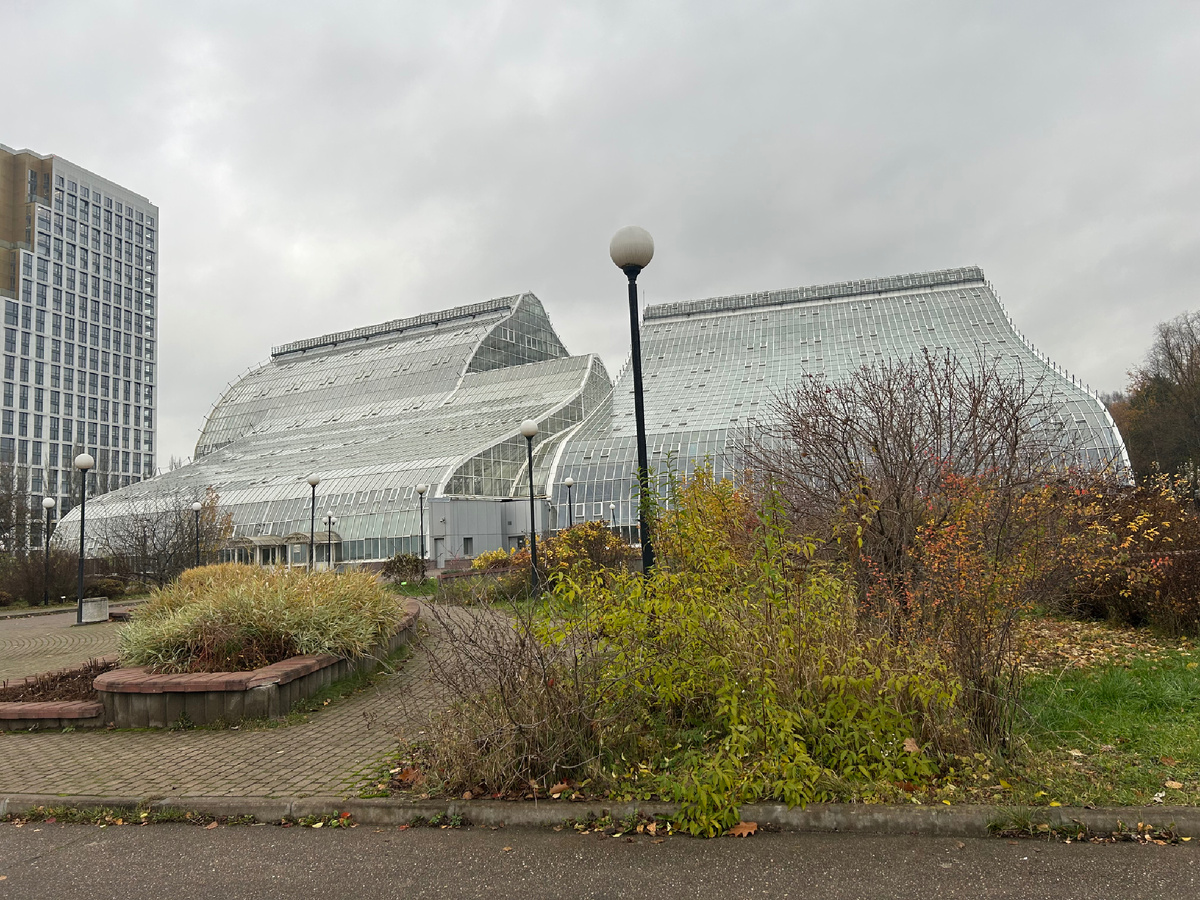 Новая оранжерея. Все еще закрыта.